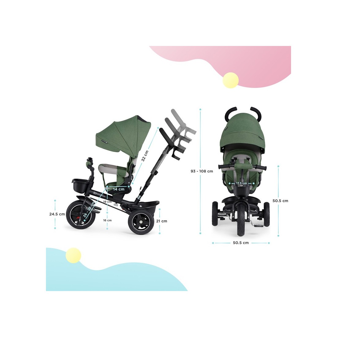 Triciclo Kinderkraft Spinstep 5 en 1 - Imagen 32